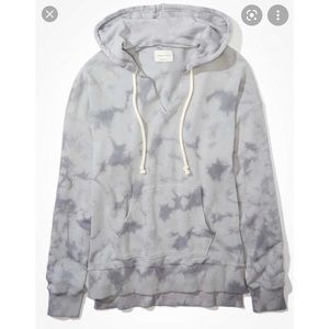 AE Fleece Notch Neck Hoodie
